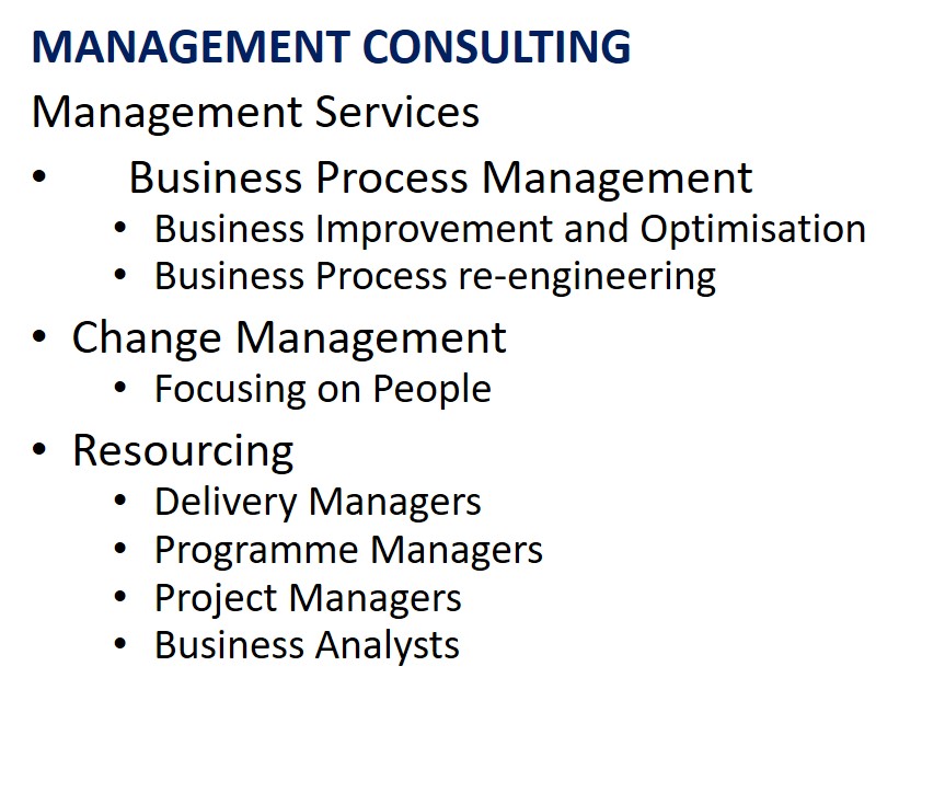 Management Consulting